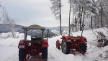 Winterausfahrt von Eduard & Fabian mit Güldner G25 & G40A bei fast 20cm Schnee